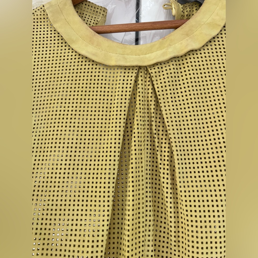 Proenza Schouler designer top suede top laser cut women’s size 4 spring